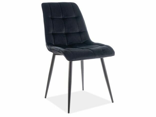 Стул SIGNAL CHIC MATT VELVET черный New